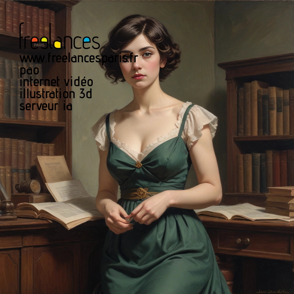 Pao mise en page internet vidéo illustration 3d serveur IA générative AI freelance paris studio de création magazines PI3SAAC0